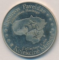 Litvánia ~2015. 2xklf emlékérem, egyik karton dísztokban T:2,2-Lithuania ~2015. 2xdiff commemorative medallions, one in cardboard case