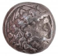 Keleti Kelták Kr. e. ~II-I. század Ag Tetradrachma, II. Philipposz pénzeinek imitációja (13,36g) T:2,2-Eastern Celtic Tribes 2nd-1st century BC Ag Tetradrachm, imitation on the coins of Philip II (13,36g) C:XF,VF