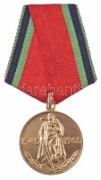 Szovjetunió 1965. 'A Nagy Honvédő Háborúban aratott győzelem 20. évfordulója' sárgaréz kitüntetés mellszalagon (32mm) T:1-Soviet Union 1965. 'Twenty Years of Victory in the Great Patriotic War 1941-1945' brass decoration with ribbon