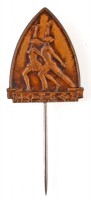 ~1930. 'MOTESZ' Cu kitűző (16x20mm) T:2
