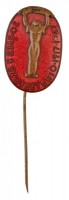 1947. '30 éves a Szovjetunió' zománcozott fém kitűző (14x21mm) T:2