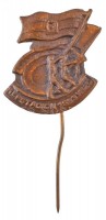 1953. 'Népstadion 1953.VIII.20.' Cu kitűző a megnyitásra (25x21mm) T:2