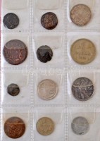 24db-os vegyes érme tétel albumba rendezve, közte Ausztria 1832A 20kr Ag 'I. Ferenc', illetve római kori érmék T:vegyes24pcs of various coins in album, including Austria 1832A 20 Kreuzer Ag 'Franz I', as well as roman coins C:mixed