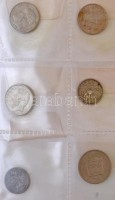 48db-os vegyes érme, érem és jelvény tétel albumba rendezve, közte Ausztria 1841A 20kr Ag 'V. Ferdinánd' T:vegyes48pcs of various coins, medals and badges in album, including Austria 1841A 20 Kreuzer Ag 'Ferdinand V' C:mixed