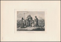 cca 1840 6 db történelmi témájú acélmetszet paszpartuban. jó állapotban. Római, frank és pogány jelenetek. / 6 Historic steel engraving in paspartu. Roman, Frank scenes,