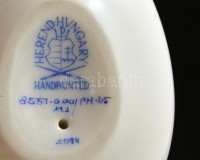 Herendi porcelán pillangós levélnehezék, kézzel festett, jelzett, hibátlan, 6×4,5 cm