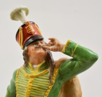 Herendi János vitéz, kézzel festett, jelzett, hibátlan, m:21,5 cm