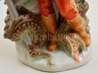 Herendi János vitéz, kézzel festett, jelzett, hibátlan, m:21,5 cm