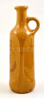 cca 1930 Zsolnay St. Hubertus italpalack, levonó képes, mázas cserép, apró máz kopással, jelzett, formaszám: 6386, m:24,5 cm