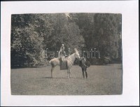 cca 1900 Knebel fotók egy szombathelyi nemesi család hagyatékából, az egyik pecséttel jelzett, kartonra ragasztva, 22x16 cm