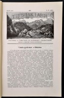 1932-1936 Turisták lapja 10 száma: 1932 XLIV. évf. 11. sz., 1933. XLV. évf. 4. sz.,1934 XLVI. évf. 2-3.,8-12. sz.,1935 XLVII. évf. 3. sz., 1936. XLVIII. évf. 1. sz. Szerk.: Dr. Peitler Gyula. Papírkötés.