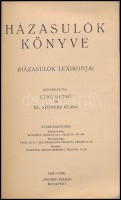 Házasulók könyve. (Házasulók lexikonja.) Szerk.: Gerő Dezső-Sz. Szemere Klára. Bp.,1937-1938, Phönix-kiadás, (Élet-ny.) Kiadói papírkötés, sérült gerinccel, javított kötéssel.