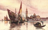 16 db RÉGI művészlap, köztel litho / 16 pre-1945 motive postcards: art postcards, with litho