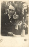 14 db régi külföldi színész és színésznő motívumlap / 14 pre-1945 European and Worldwide actor and actress motive cards; Pola Negri, Max Landa, Emil Jennings, Ludwig Martinelli, etc.