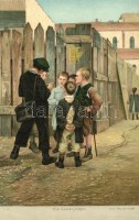 7 db RÉGI Stengel litho művészlapok / 11 pre-1945  Stengel art postcards, litho