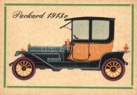 9 db MODERN motívumlap; autós grafikai lapok, lengyel kiadása. Andrzej Heidrich szignó / 9 modern automobile graphic art postcards. Polish edition