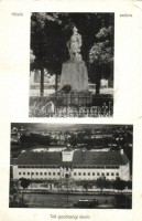 Abaújszántó, Hősök szobra, Téli gazdasági iskola (szakadások / tears)