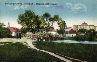 Balassagyarmat, Ipoly folyó partja, híd, demarkációs vonal (Szlovákia és Magyarország között). Kiadja a Szent István Társulat