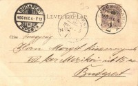 1900 Békéscsaba, Evangélikus nagy és kis templom, Artézi kút a Kossuth téren (apró szakadás / tiny tear)