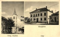 Beled, Evangélikus templom, kerékpár, Községháza (Rb)