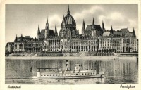 Budapest V. Országház, Parlament, gőzhajó (EK)