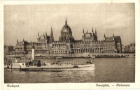 Budapest V. Országház, Parlament, gőzhajó (EK)