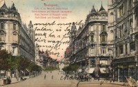 Budapest V. Eskü és Kossuth Lajos utca, Hacker Mór és Tiller Mór és társa üzlete (EK)