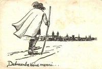 Debrecen, Debrecenbe kéne menni... folklór. Szalacsi Rácz István terve és rajza. Kiadja a 965. sz. Korvin Mátyás cserkész csapat  (EB)