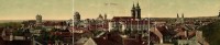 Eger, Három részes panorámalap. Wahlk Adolf kiadása / 3-tiled panoramacard