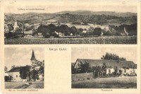 Galgaguta, Látkép, Vasútállomás, Evangélikus templom és paplak, utcakép, üzlet