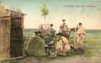 Hortobágy, Hortobágyi pásztorok estebédje, folklór (EK)
