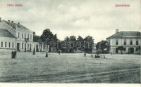 Jánosháza, Főtér, Hotel Központi szálloda, sörcsarnok és kávéház
