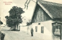 Kiskőrös, Petőfi Sándor szülőháza, magyar zászló. Zoltán és Majoros kiadása (EK)