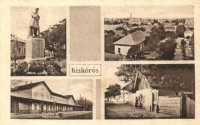 Kiskőrös, Hősök szobra, emlékmű, látkép, Petőfi Sándor szülőháza, Vasútállomás, pályaudvar. Szabolcs Testvérek kiadása