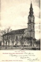 Kunszentmárton, Római katolikus templom. Sáray Albert felvétele, Wolf Mór kiadása
