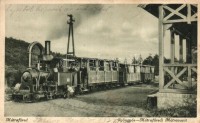 Mátrafüred, Gyöngyös-Mátrafüredi Mátra kisvasút, gőzmozdony (EK)