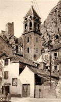 Omis - 4 db régi városképes fotólap / 4 pre-1945 town-view photos