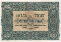 1920. 10.000K 'Orell Füssli Zürich' piros sorozat- és sorszámmal T:III- restauráltAdamo K41