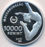 2016. 10.000Ft Ag 'XXXI. Nyári Olimpiai Játékok' tanúsítvánnyal (24g/0.925/37mm) T:PP Hungary 2016. 10.000 Forints Ag 'XXXI Summer Olympic Games' with certificate (24g/0.925/37mm) C:PP