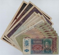 15db-os vegyes magyar és külföldi bankjegy tétel T:III,III-