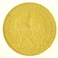 Franciaország 1907. 20Fr Au 'LIBERTÉ ÉGALITÉ FRATERNITÉ' utánveret (6,45g/0.900) T:2 France 1907. 20 Francs Au 'LIBERTÉ ÉGALITÉ FRATERNITÉ' restrike (6,45g/0.900) C:XFKrause KM#857
