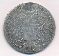 Ausztria 1780SF Tallér Ag 'Mária Terézia' utánveret,T:2 patina, kis forrasztásnyom?Austria 1780SF Thaler Ag 'Maria Theresia' restrike C:XF patina, small solder mark?