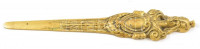 cca 1900 bronz levélnyitó, jelzés nélkül, h:25 cm