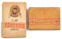 1 db Táncsics szivar eredeti dobozában + Romania cigaretta papírdoboz