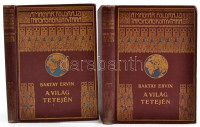 Baktay Ervin: A világ tetején I-II. kötet. Kőrösi Csoma Sándor nyomdokain Nyugati Tibetbe. Magyar Földrajzi Társaság Könyvtára. Bp., é. n., Lampel R. (Wodianer F. és Fiai), 144 p.+35 t.(fekete-fehér fotók.)+312 p.+24 t.(fekete-fehér
