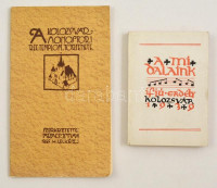 2 db reprint könyv: A Kolozsvár-monostori református templom története. Szerk.: Aracs István. Bp., 1993, Erdélyi Magyarok Egyesülete. Papírkötésben, jó állapotban. + A mi dalaink. Ifjúsági daloskönyv. Nyíregyháza, 1992, Bessenyei