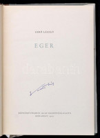 Magyar Műemlékek 2 kötete: Gerő László: Eger. Magyar Műemlékek.+Entz Géza - Gerő László: A Balaton környék műemlékei. Bp., 1957, Képzőművészeti Alap. Fekete-fehér fotókkal illusztrált. Kiadói félvászon-kötés, és