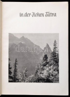 Saysse-Tobiczyk, Kazimierz: In der Hohen Tatra. Warschau, Polonia-Verlag. Kiadói egészvászon kötés, sérült papír védőborítóval, egyébként jó állapotban / full linen binding