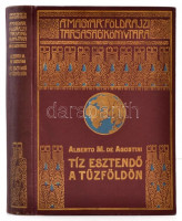Alberto M. De Agostini: Tíz esztendő a Tűzföldön. Fordította: Cholnoky Béla.  Magyar Földrajzi Társaság Könyvtára. Bp., é.n., Lampel R. (Wodianer F. és Fiai) Rt. Fekete-fehér fotókkal. Kiadói dúsan aranyozott egészvászon