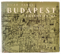 Biczó Tamás: Budapest egykor és ma. Bp., 1979, Panoráma. Kiadói egészvászon kötés, kiadói szakadt  papír védőborítóban.